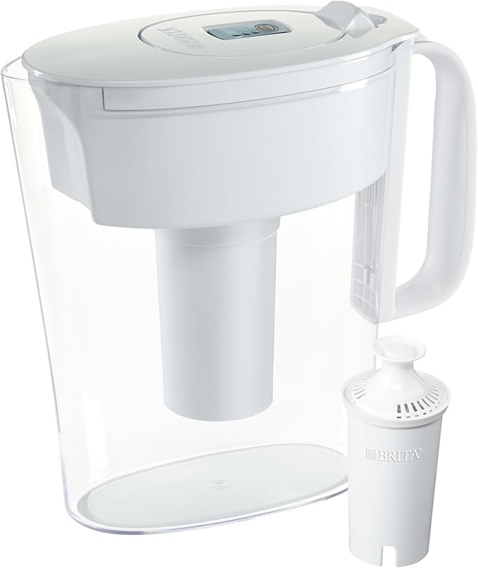 Brita Metro Water Filter Pitcher, BPA-Free Water Pitcher, Replaces 1,800 Plastic Water Bottles a ... | Amazon (US)