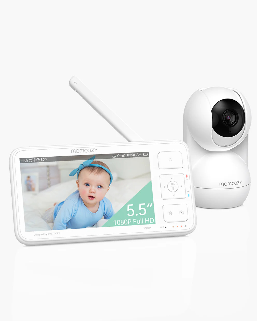 5.5" Full HD Video Baby Monitor, No WiFi | Momcozy BM03 | Momcozy US