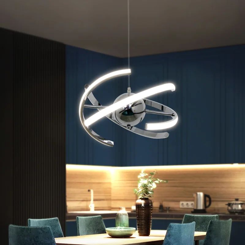 Ivy Bronx LED 20W Dia14" Pendant Light Rotatable Globe For Living Dinning Room, Showroom And Rest... | Wayfair North America