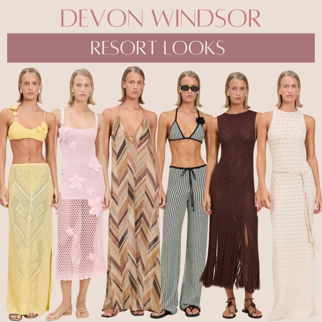 Devon Windsor resort looks! So many good pieces! #resortwear #vacation #travel #vacationoutfit #springoutfit #swimsuit #coverups 

#LTKSwim #LTKTravel #LTKootd
