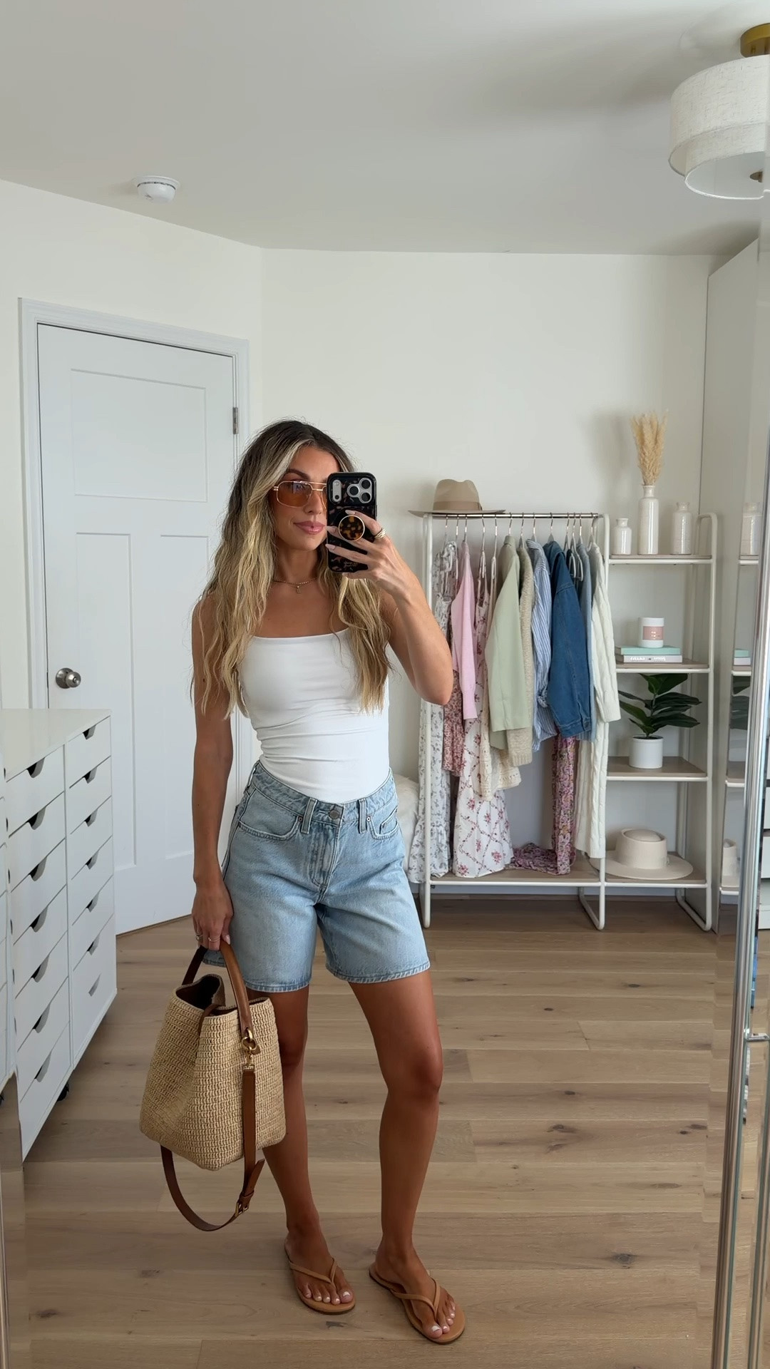It’s about to be a hot mom jorts summer 🤍✨ size 24 in the shorts and xs in the halter top!

#LTKootd #LTKmomlife #LTKPetite