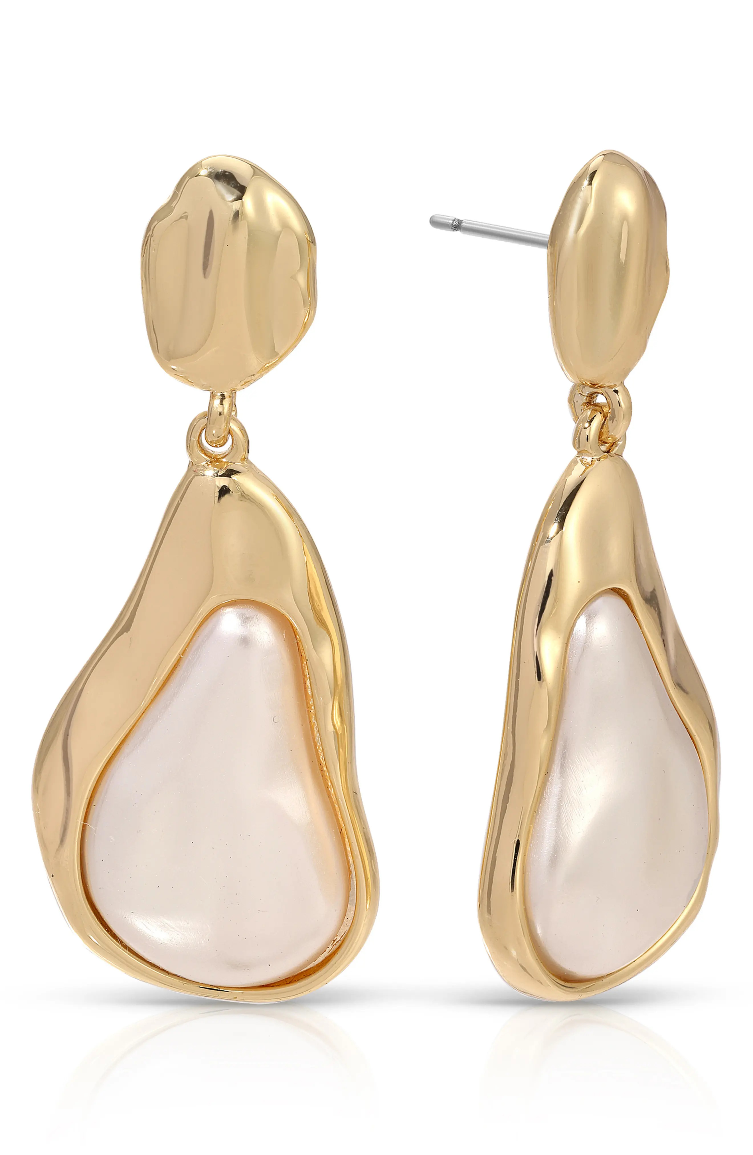 Ettika Hidden Stone Molten Drop Earrings (Women) | Nordstrom | Nordstrom