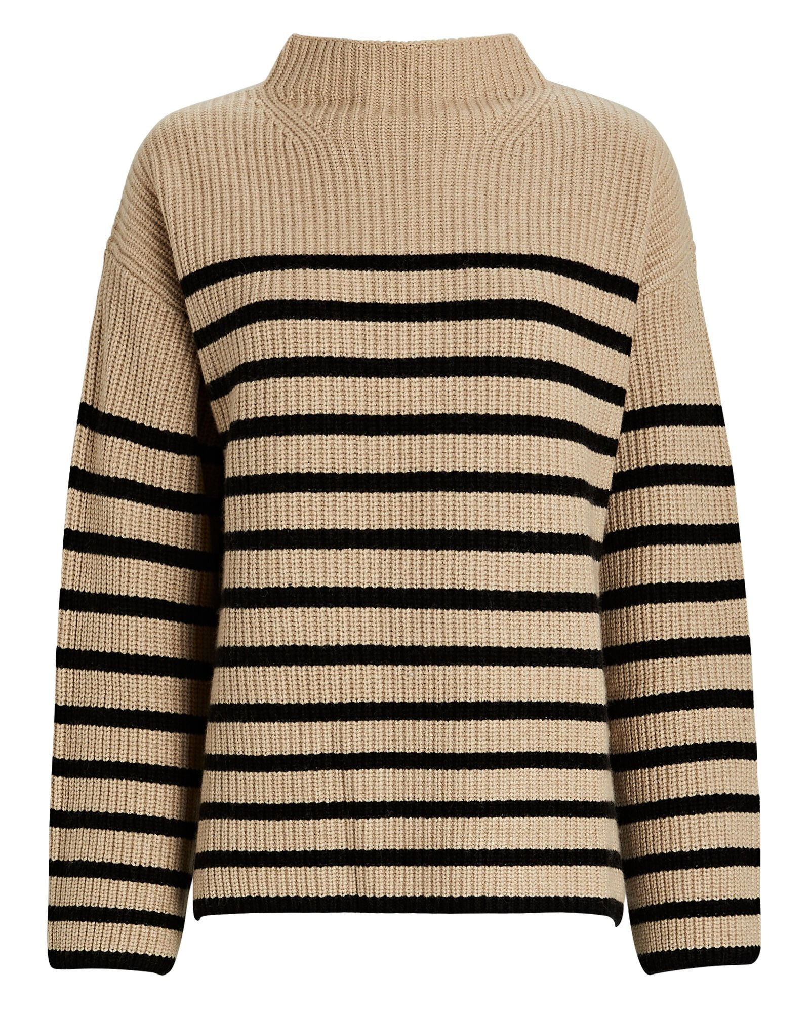 Claudia Striped Mock Neck Sweater | INTERMIX