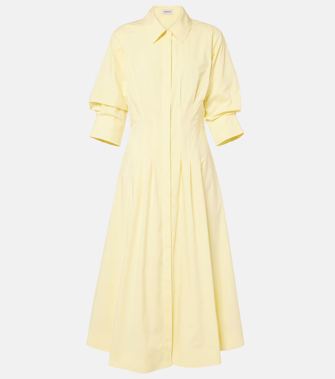 Jazz cotton-blend poplin midi dress | Mytheresa (US/CA)