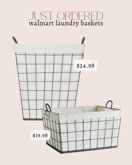 walmart wire laundry baskets
