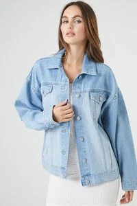 Frayed Heart Denim Jacket | Forever 21 (US)