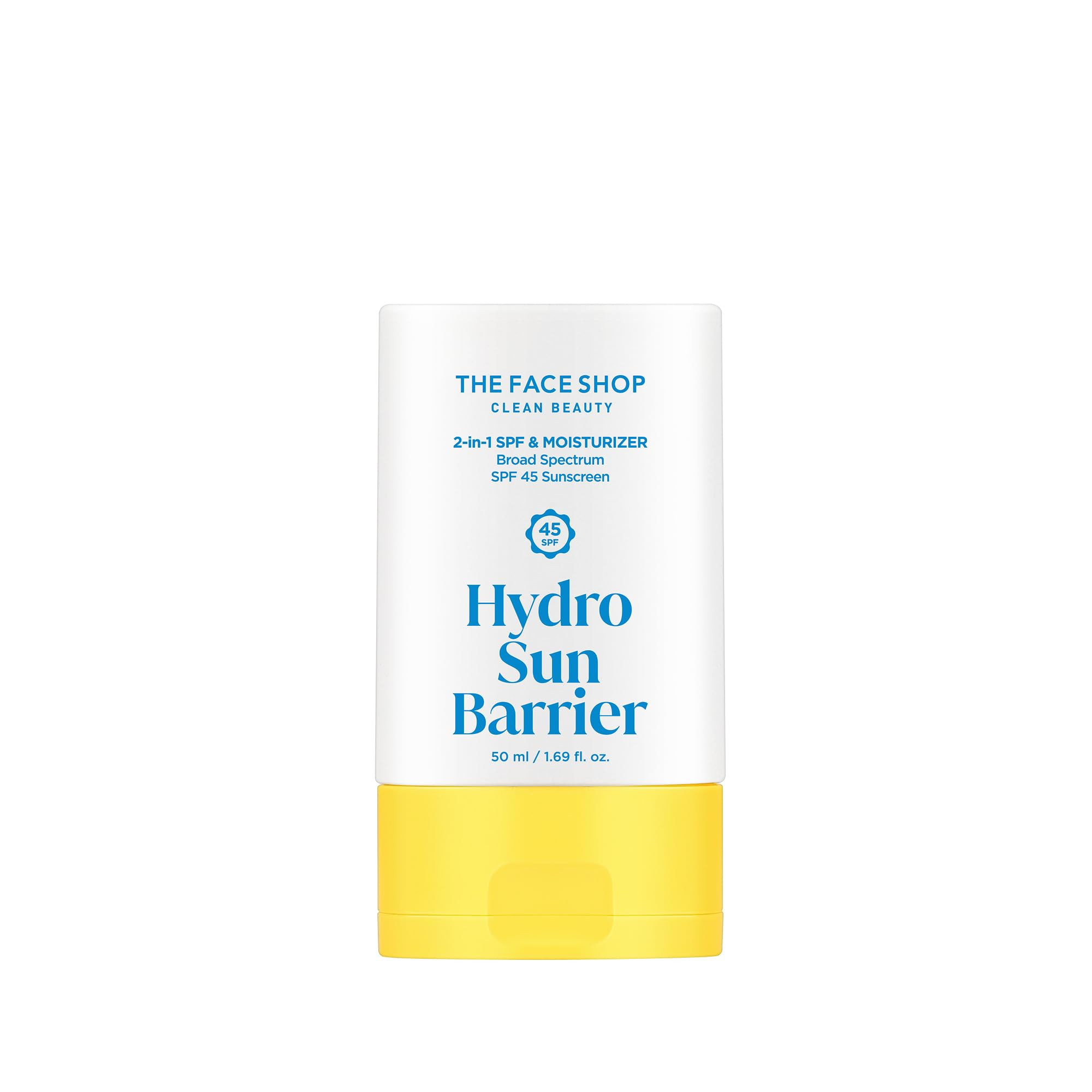 THE FACE SHOP Hydro Sun Barrier 2-in-1 Sunscreen & Moisturizer, Broad Spectrum SPF 45, Korean Sun... | Amazon (US)