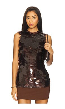 CULTNAKED Shuffle Top in Tan from Revolve.com | Revolve Clothing (Global)