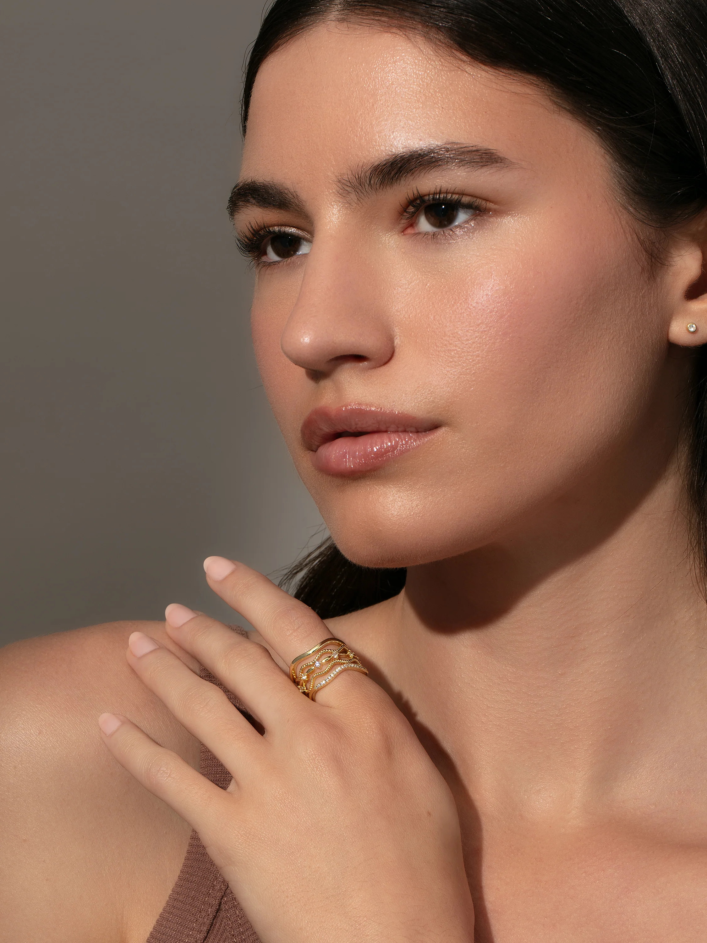 Vintage 5 Layered Ring Set in Gold | Rings | Uncommon James | Uncommon James