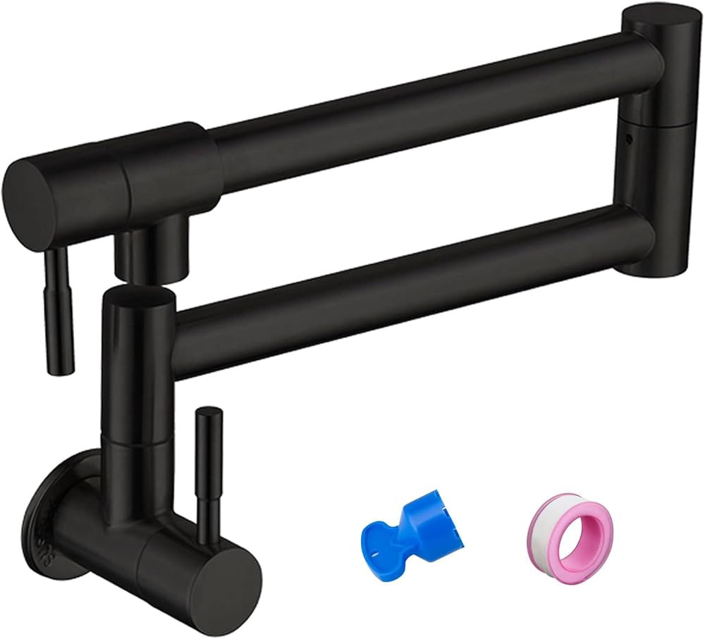 Miiruop Pot Filler Faucet Modern Kitchen Sink Faucets Wall Mount Pot Filler Faucets Stainless Ste... | Amazon (US)