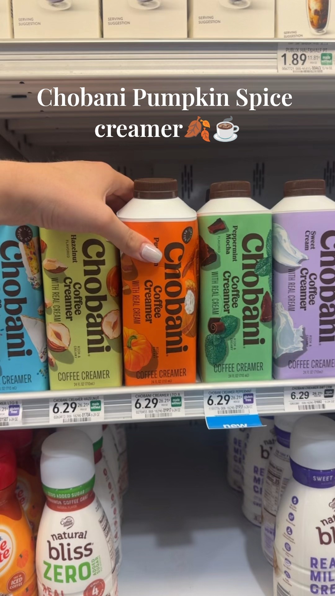 Chobani Pumpkin Spice coffee creamer is now at Target & Publix!😍🎃☕️ #coffee #creamer #chobanicreamer #pumpkinspice

#LTKSeasonal #LTKautumn #LTKHome