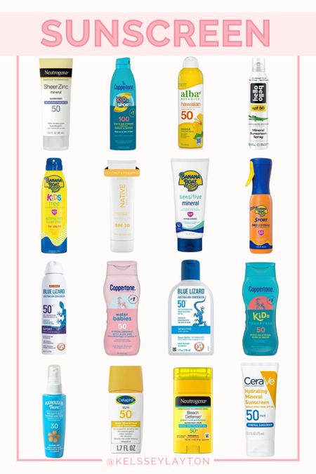 Sunscreen for summer!

#LTKSeasonal #LTKSaleAlert #LTKBeauty