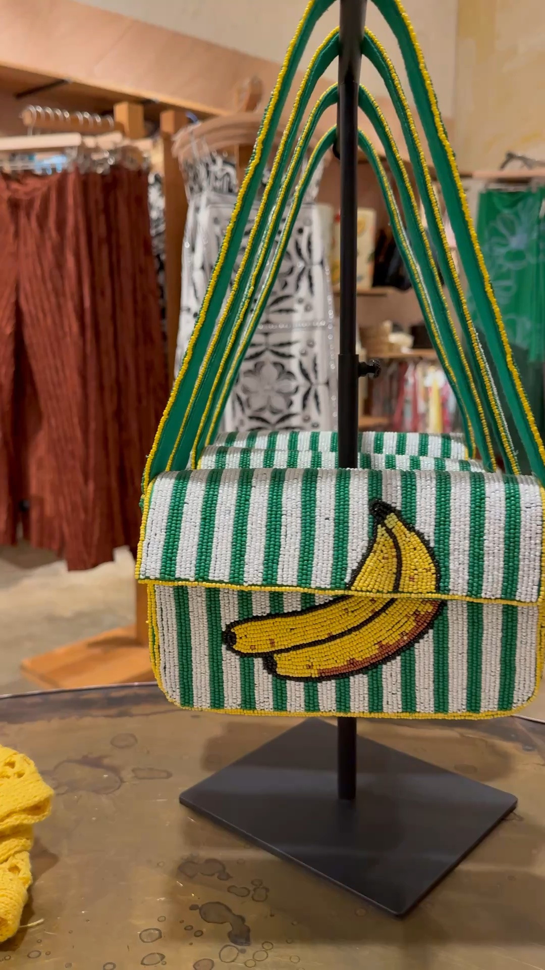 Beaded summer bag ! Love the banana print

#LTKSeasonal