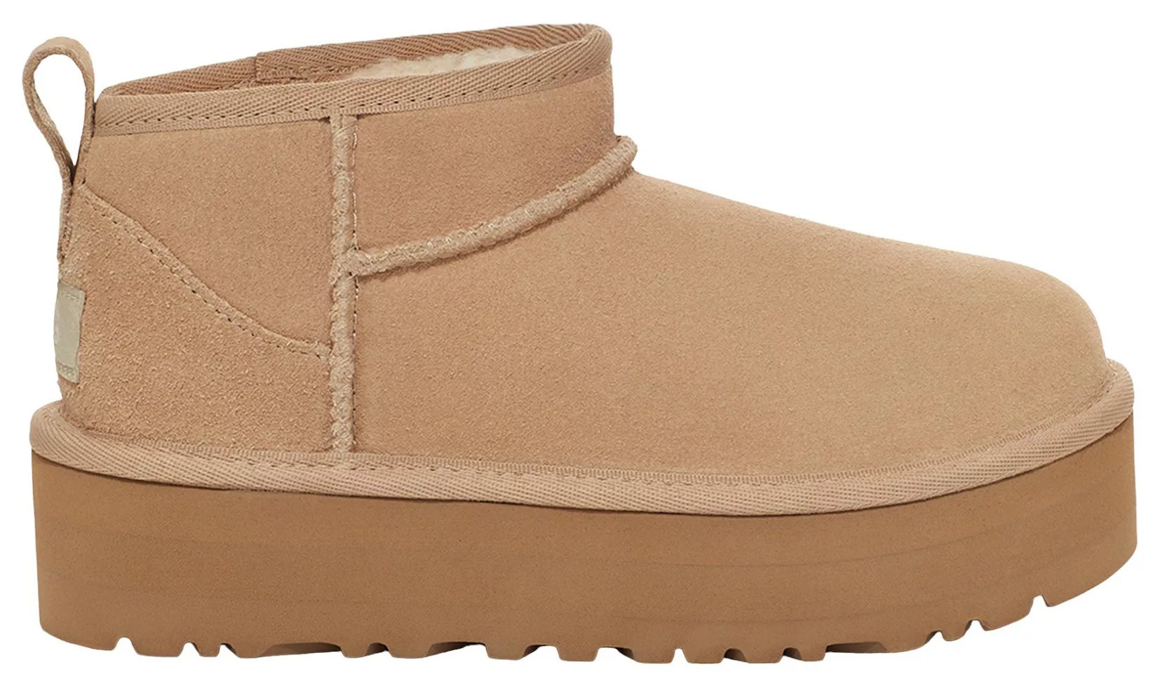 UGG Kids' Classic Ultra Mini Platform Boots, Size 1, Sand | DICK'S Sporting Goods