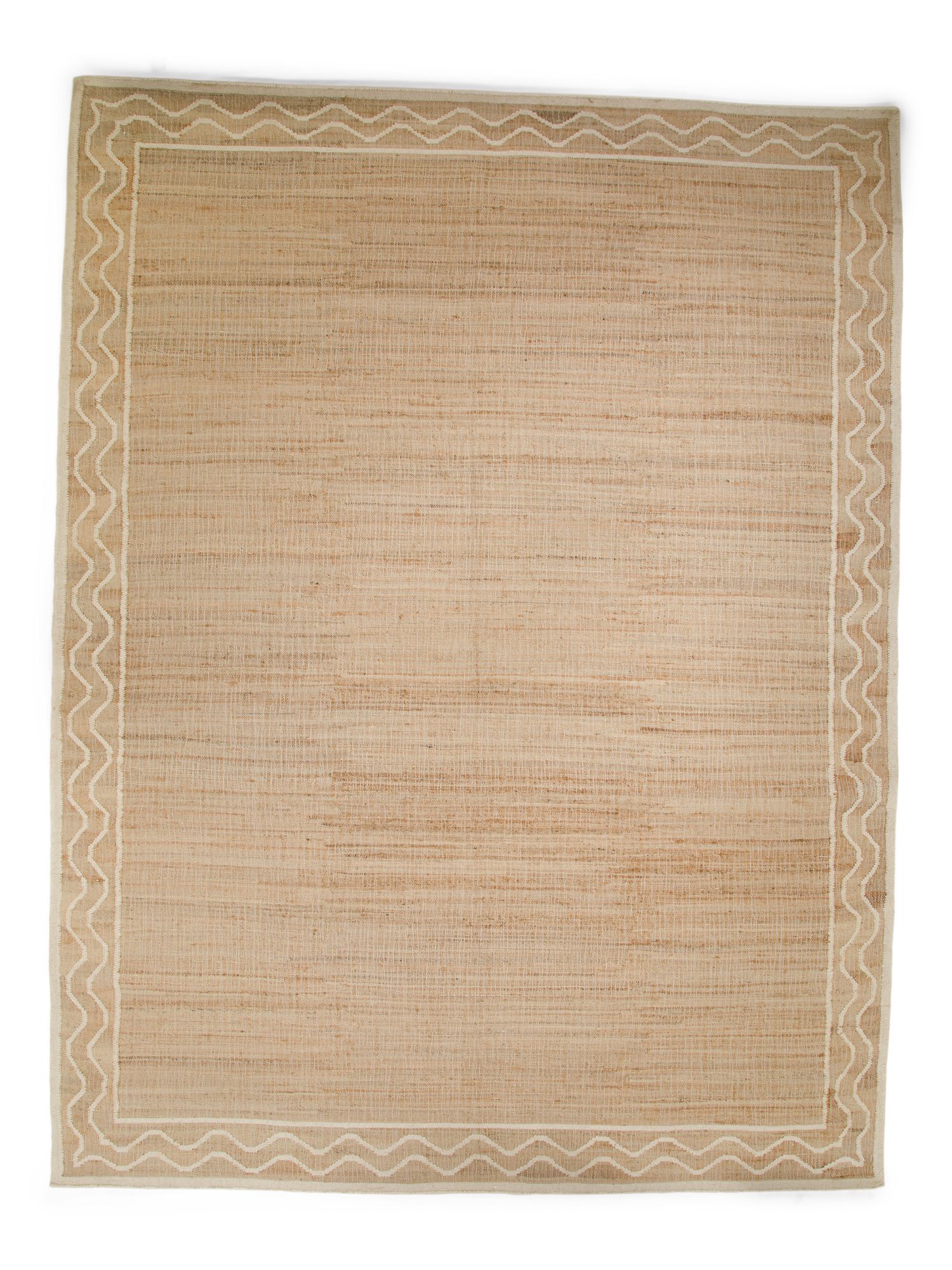 Hand Woven Rug With Scallop Detail | Rugs | Marshalls | Marshalls