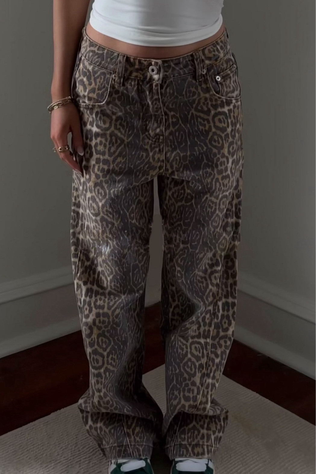 leopard print straight leg jeans Amazon 

#LTKfindsunder50 #LTKstyletip