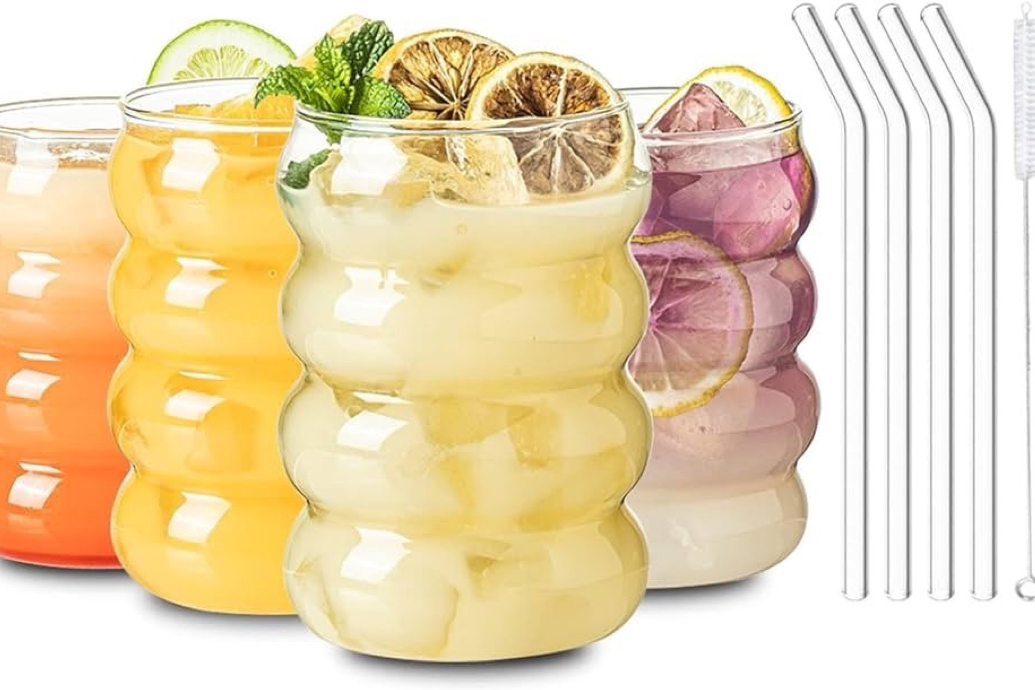 Bubble Glassware with Straws 

#LTKhome