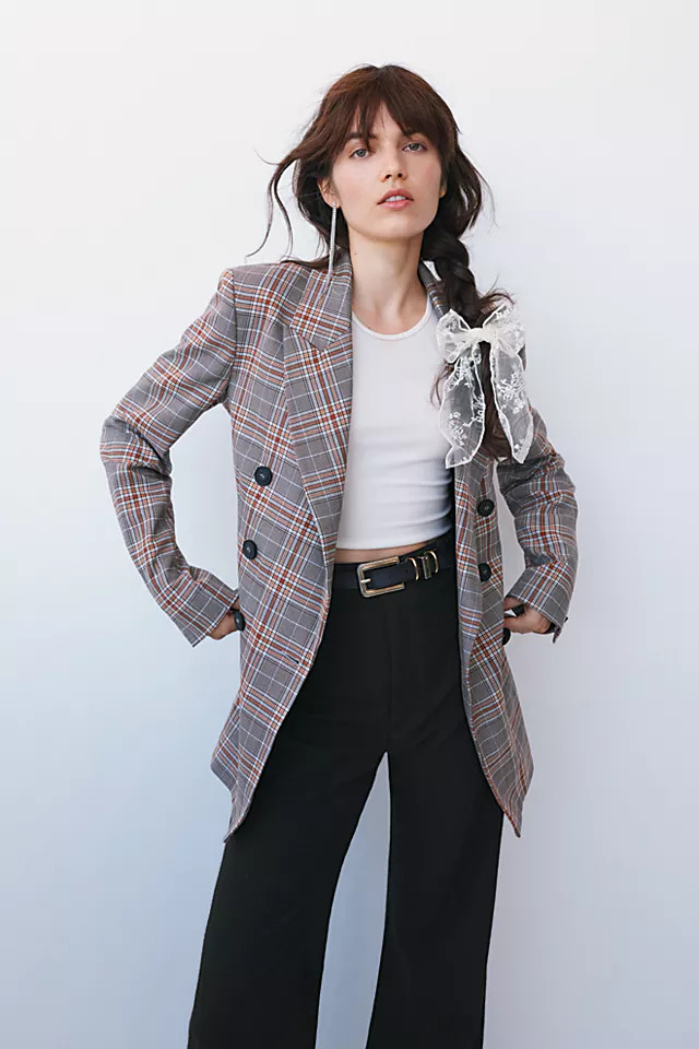 Ashby Plaid Blazer | Free People (Global - UK&FR Excluded)