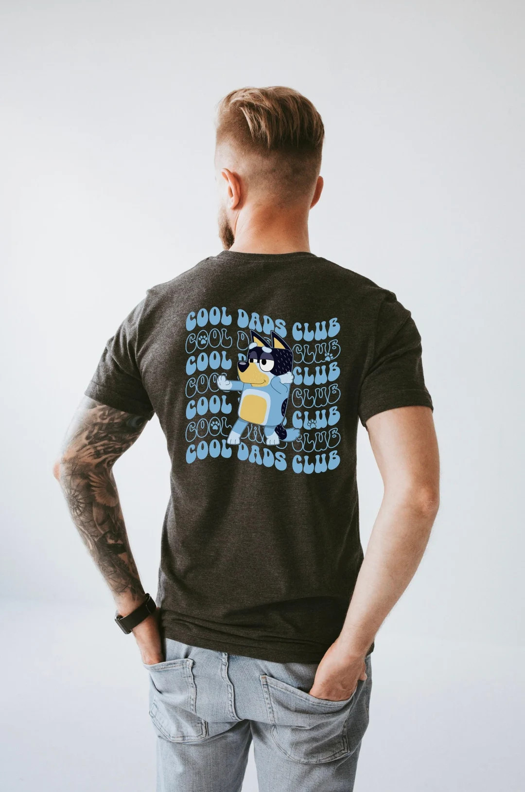 Bluey Cool Dad Shirt, Bluey Father's Day Shirt, Bandit Cool Dad Club T-shirt, Dad Birthday Gift, ... | Etsy (US)