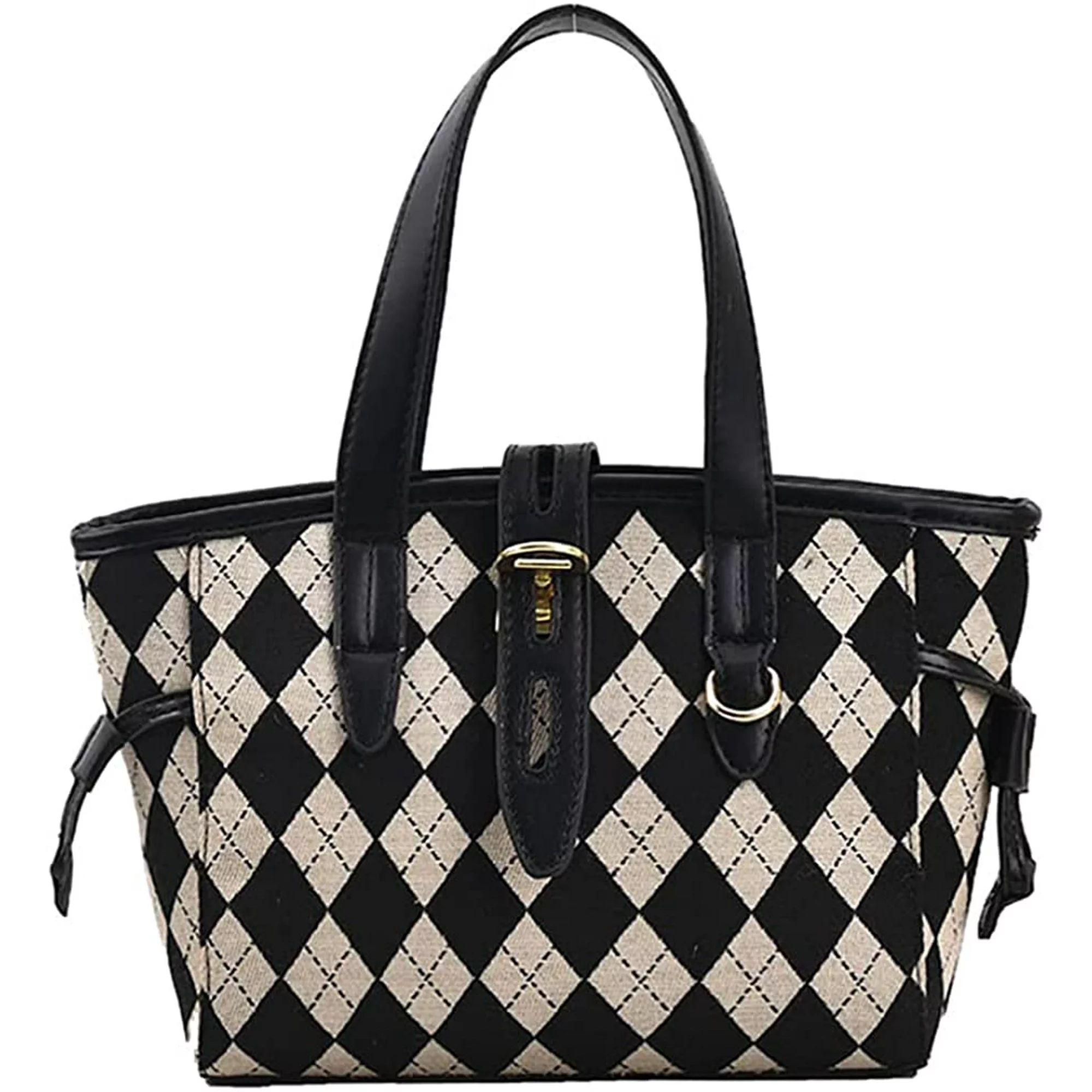 PIKADINGNIS Fashion Diamond Tote Handbag for Women Plaid Crossbody Bags - Walmart.com | Walmart (US)