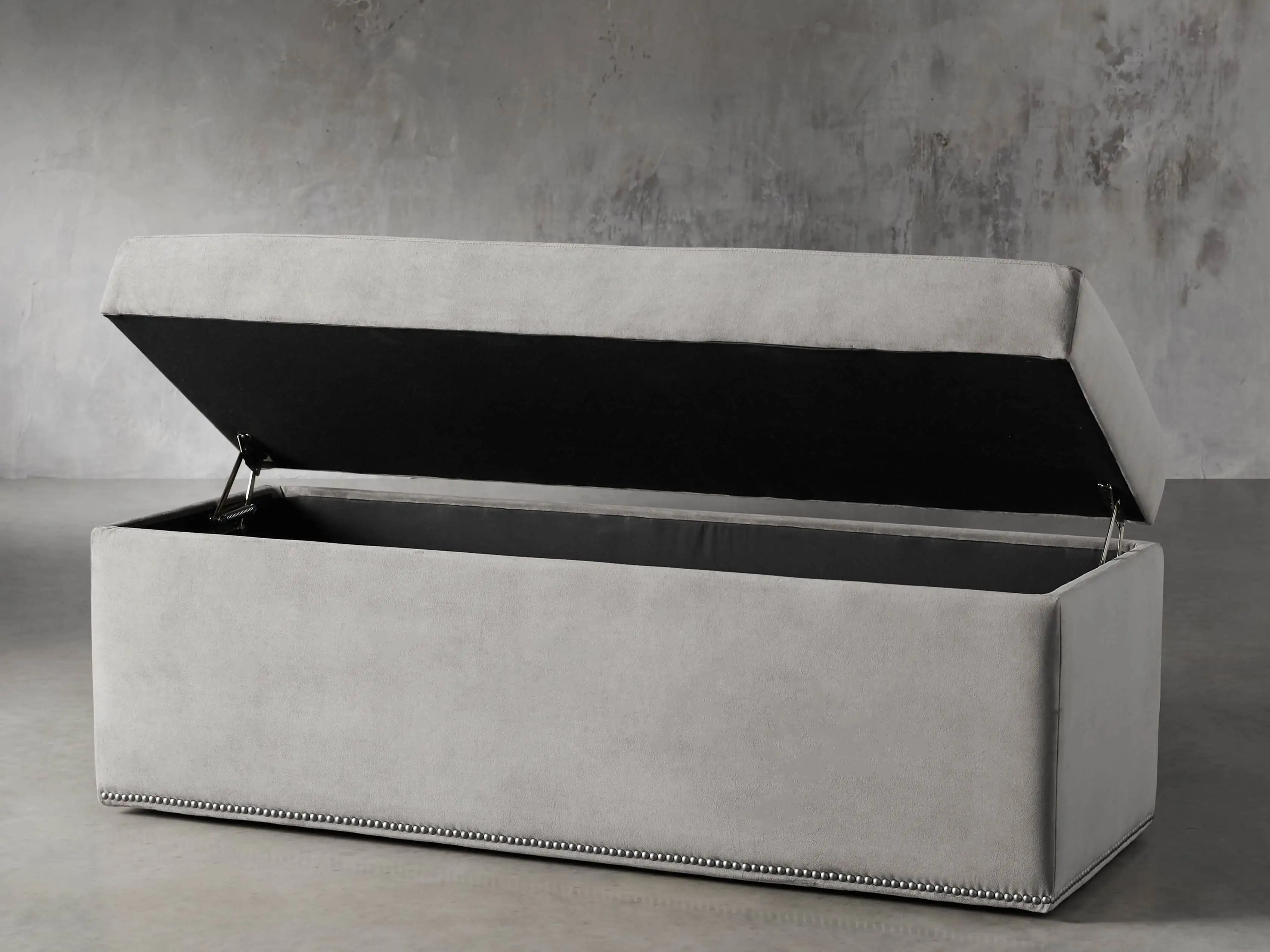 Devereaux Tufted Storage Bench | Arhaus