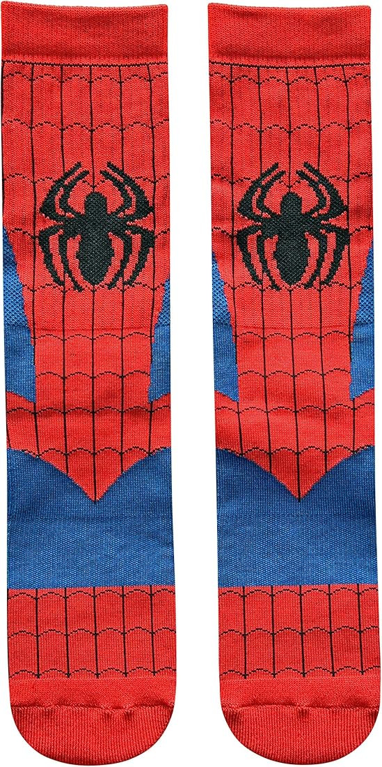 Hyp Marvel Ultimate Spider-Man Cosplay Men's Athletic Crew Socks | Amazon (US)