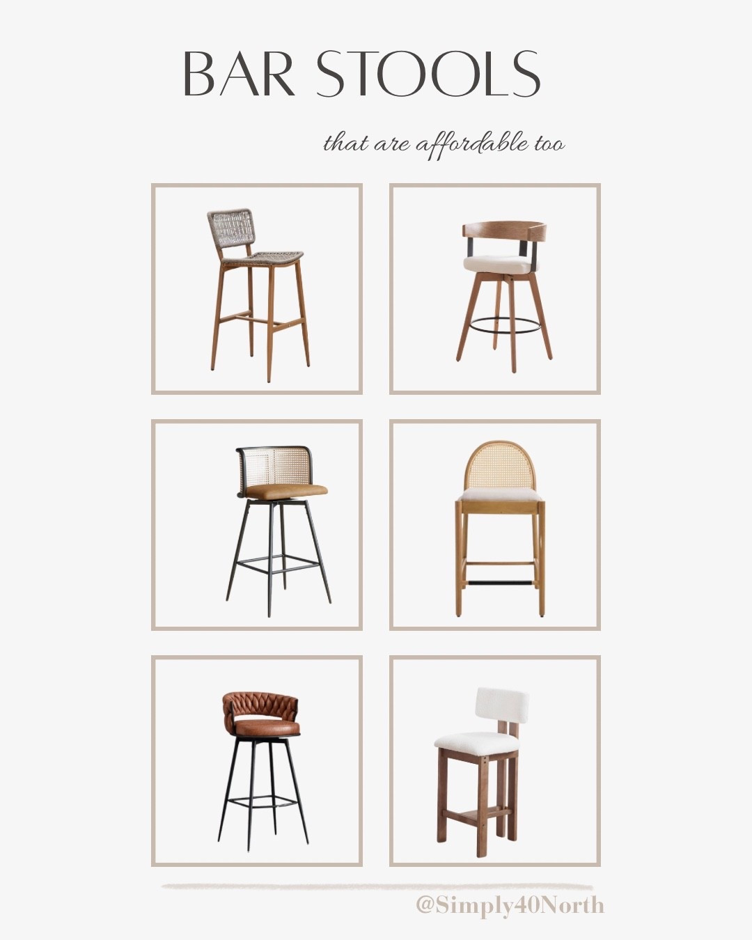 I found some affordable bar stools from Amazon that I love!  I personally own two of these.  Great quality for a great price!

#LTKHome