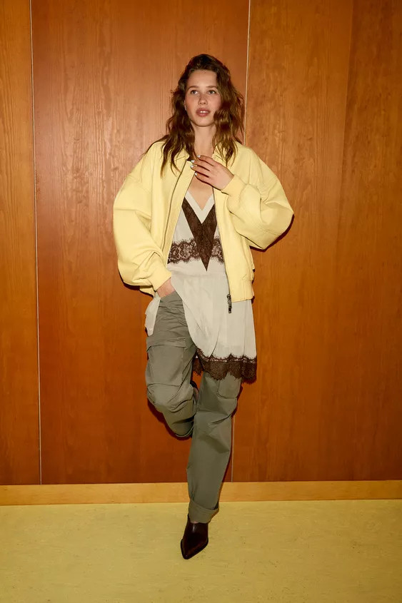 100% LEATHER BOMBER JACKET | Zara Canada