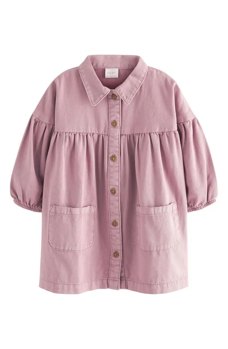 NEXT Kids' Oversize Denim Shirtdress | Nordstrom | Nordstrom