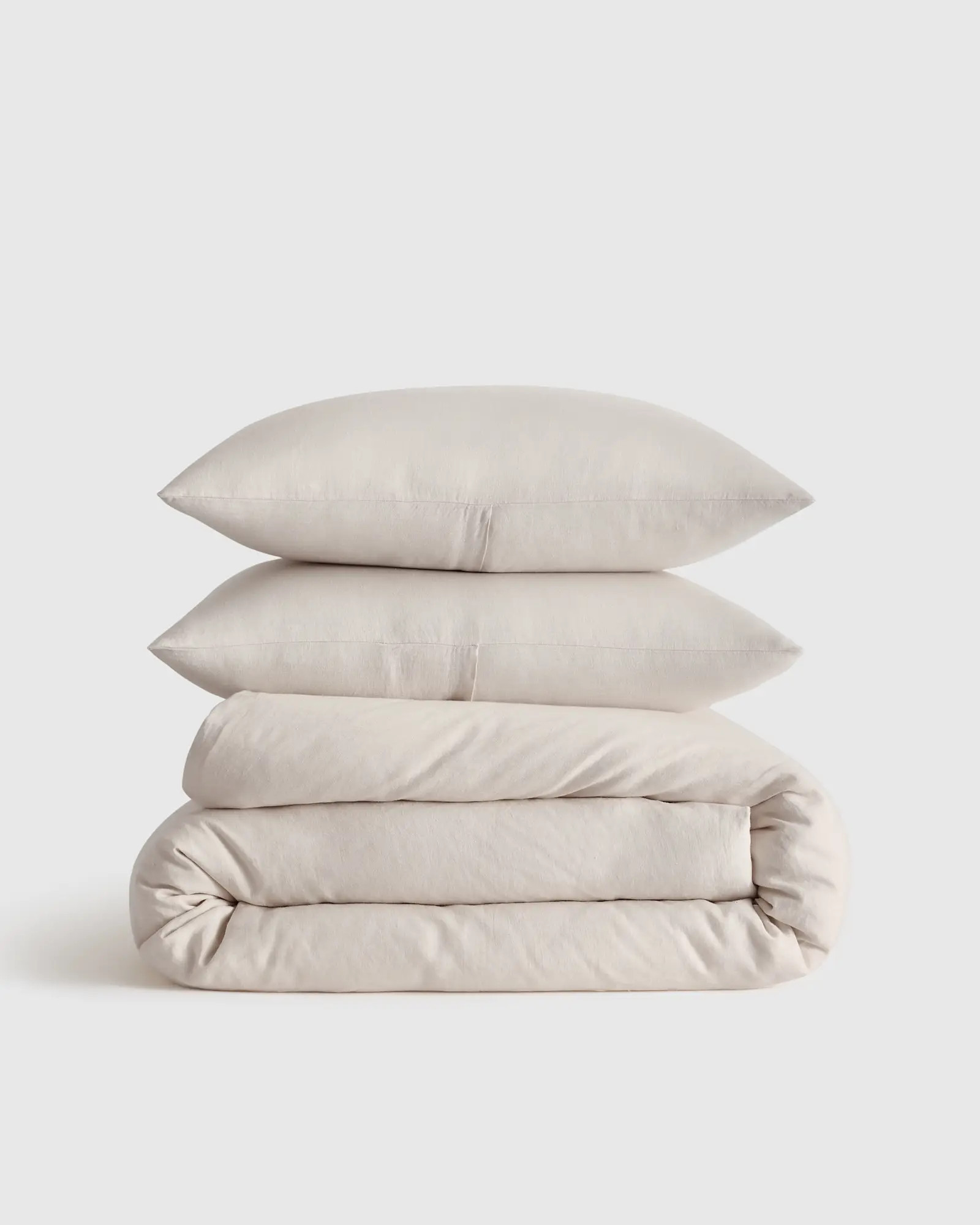 100% European Linen Duvet Cover Set in Espresso | Quince