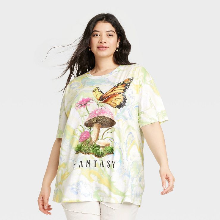 Women's Fantasy Short Sleeve Graphic T-Shirt - Tie-Dye | Target