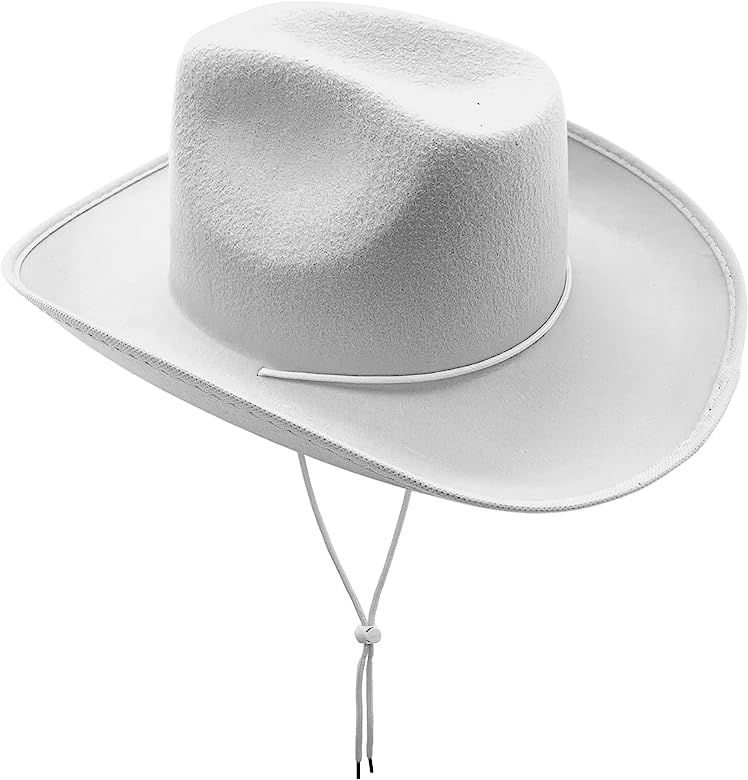 4E's Novelty Cowboy Hat for Women & Men, Felt Cowgirl Hat for Adults, Western Party Dress Up Acce... | Amazon (US)
