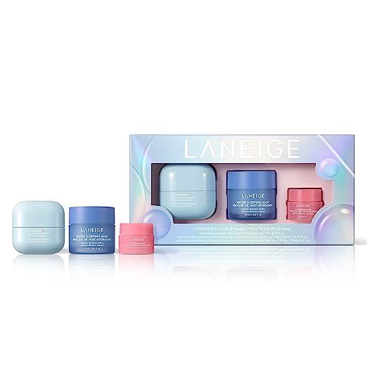 Amazon.com: LANEIGE Hydrate & Snooze: Hydrate, Nourish & Moisturize with Complete Night Routine :... | Amazon (US)