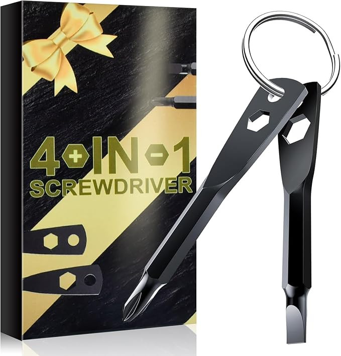 Stocking Stuffers for Men Adults - Christmas Gifts 4-in-1 Keychain Screwdriver Set for Teens Dad,... | Amazon (US)