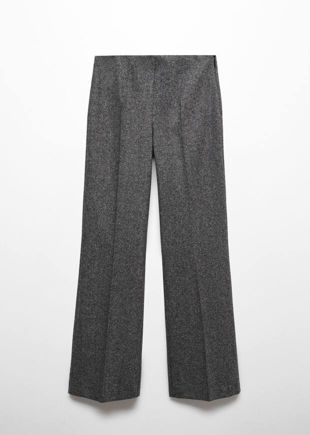 Wool suit pants -  Women | Mango USA | MANGO (US)