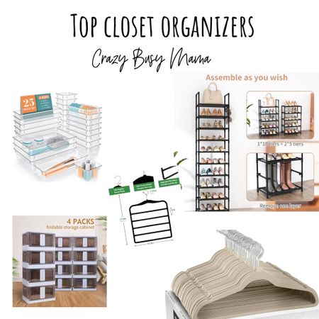 Organization starts in that closet! Want to know how a mama is doing check her closet , or at least that will tell you how this #CrazyBusyMama is doing!  

These are a few of my must haves to get and keep that closet organized! 

#LTKover40 #LTKfindsunder50 #LTKhome