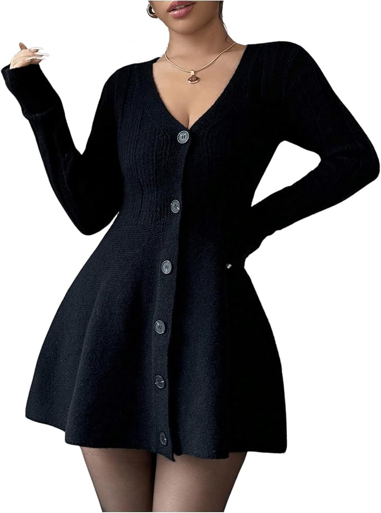 SOLY HUX Sweater Dress A Line Dresses | Amazon (US)