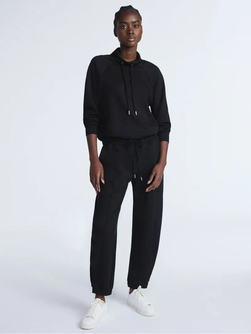 Scoop Women's and Women's Plus New Scubaknit Barrel Pants, Sizes XS-4X - Walmart.com | Walmart (US)