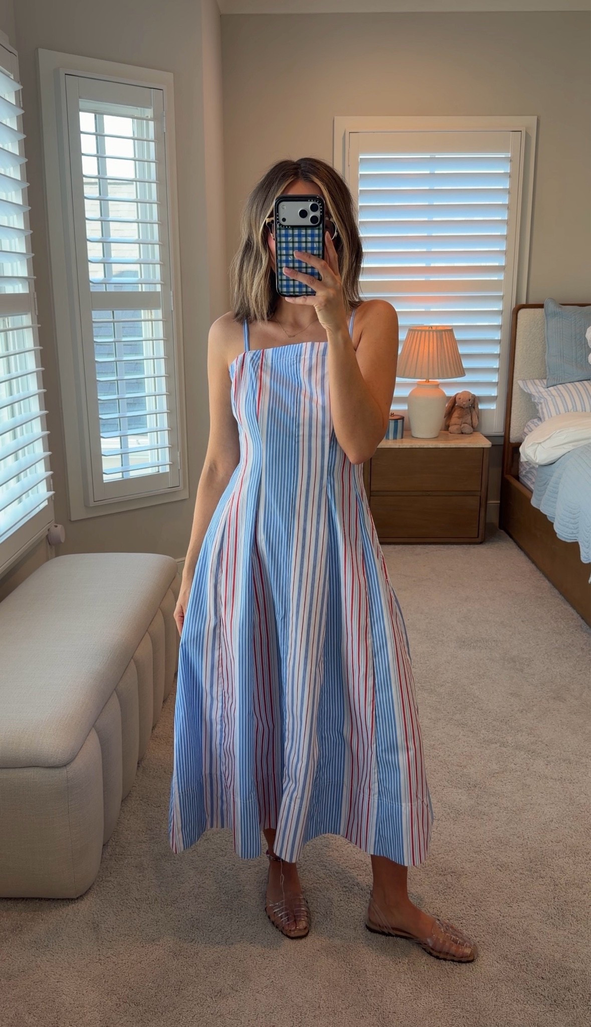 This 100% cotton dress was one of my favorite Walmart finds from yesterday 🤍 The fit is so flattering, I love the neckline, and it has adjustable straps and pockets. Wearing an XS!

I paired it with these jelly sandals and I’m obsessed. They have a cushioned sole, so they’re actually comfortable enough for all-day wear. I’ve been looking for a practical pair of jellies forever, and these are it. They also had the prettiest brown/tortoise color that I may need to go back for!!

#LTKootd #LTKgrwm #LTKdayinmylife