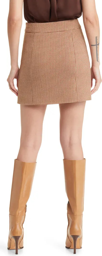 The First Wife Houndstooth Check Miniskirt | Nordstrom