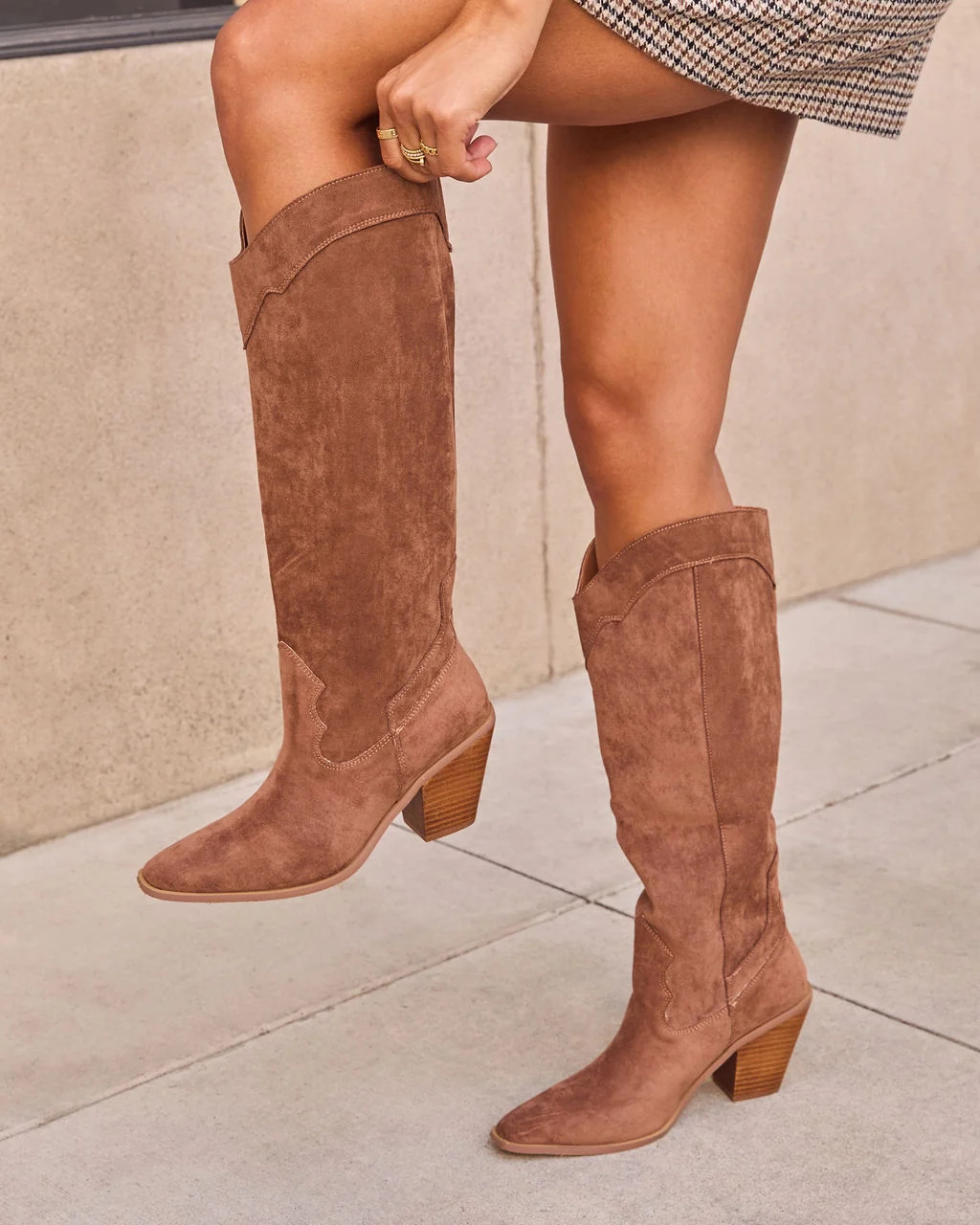 Carlisle Suede Heeled Boots | VICI