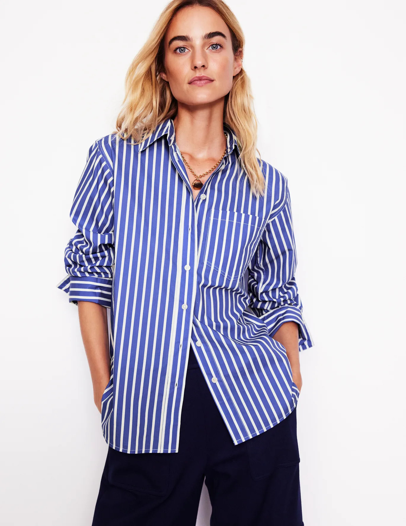 Connie Relaxed Cotton Shirt | Boden (US)