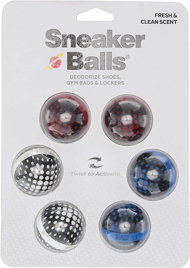 Sof Sole Sneaker Balls Shoe, Gym Bag, and Locker Deodorizer, 3 Pair, Matrix | Amazon (US)