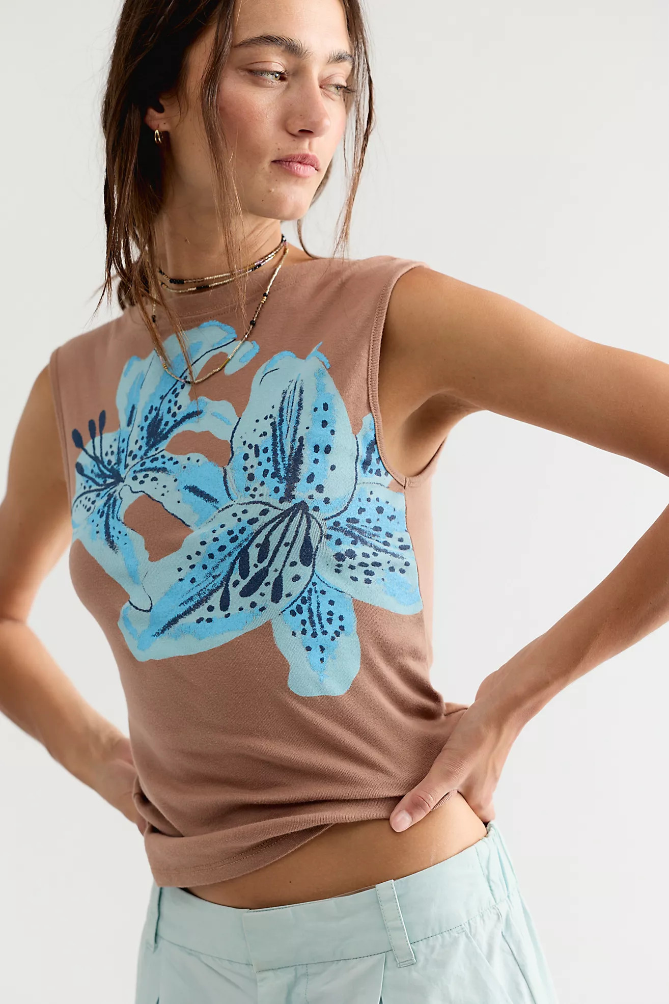 We The Free Ballad Reversible Lily Printed Tank | Free People (Global - UK&FR Excluded)