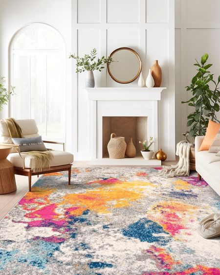 Modern Abstract Area Rug | Follow my shop for the latest trends

#LTKstyletip #LTKhome