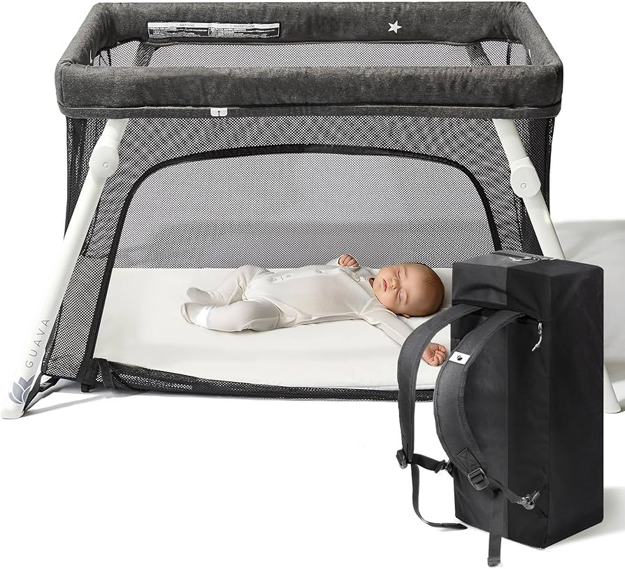 Guava Family Travel Crib Includes Lightweight Backpack Design | Certified Baby Safe Portable Crib... | Amazon (US)