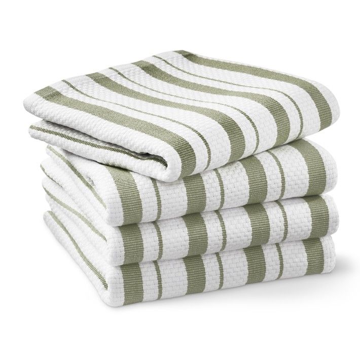 Williams Sonoma Classic Stripe Towels, Set of 4 | Williams-Sonoma