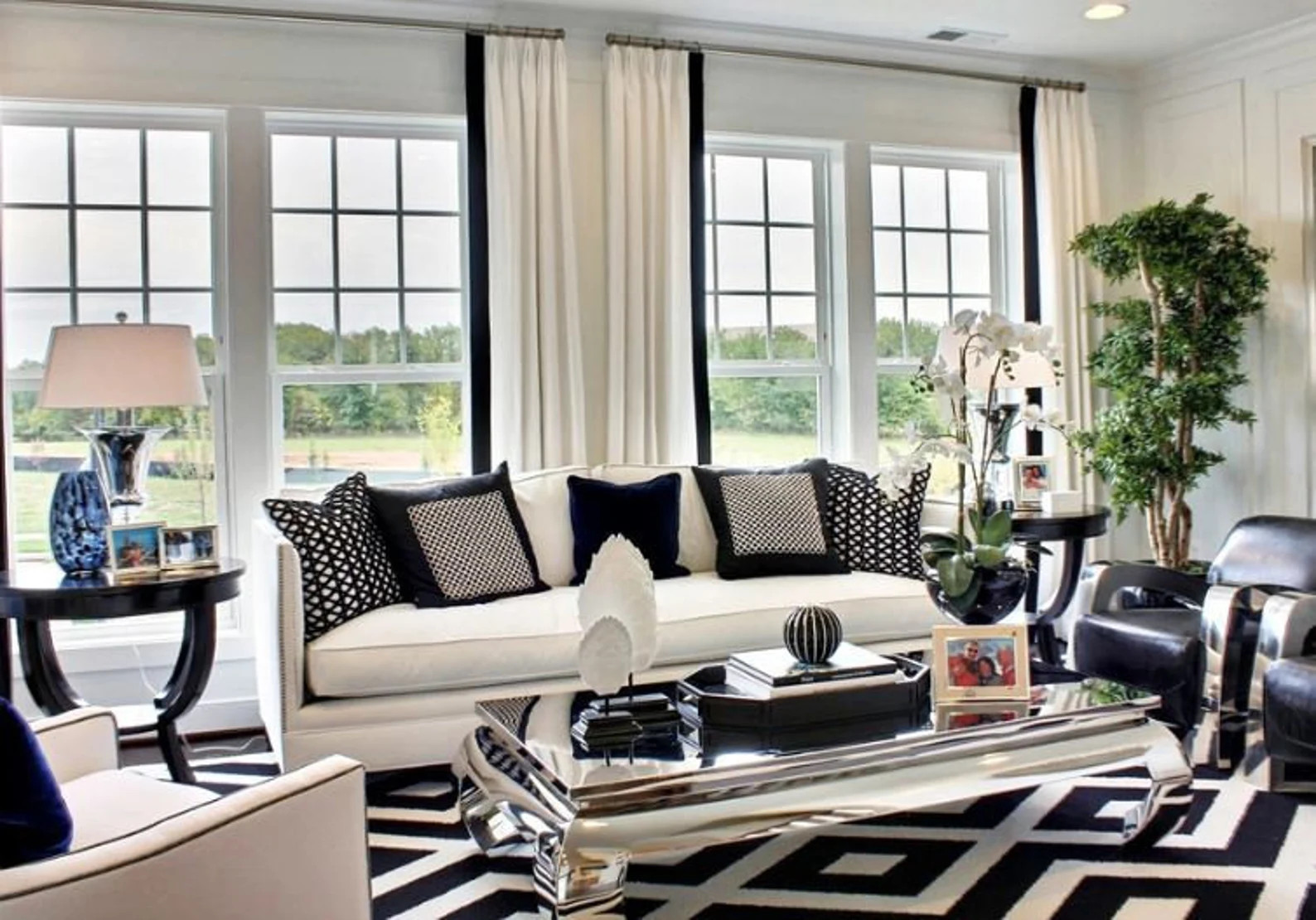 Solid Color Linen Drapes With Grosgrain Trim French Pleated - Etsy | Etsy (US)