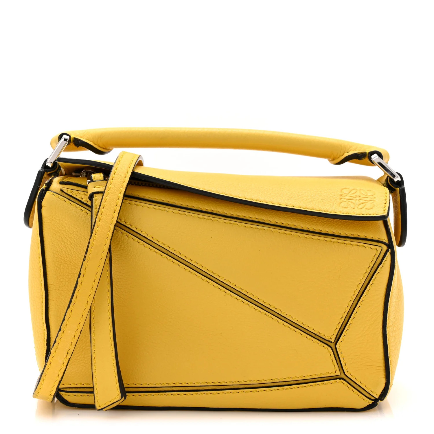 Calfskin Mini Puzzle Bag Yellow | FASHIONPHILE (US)