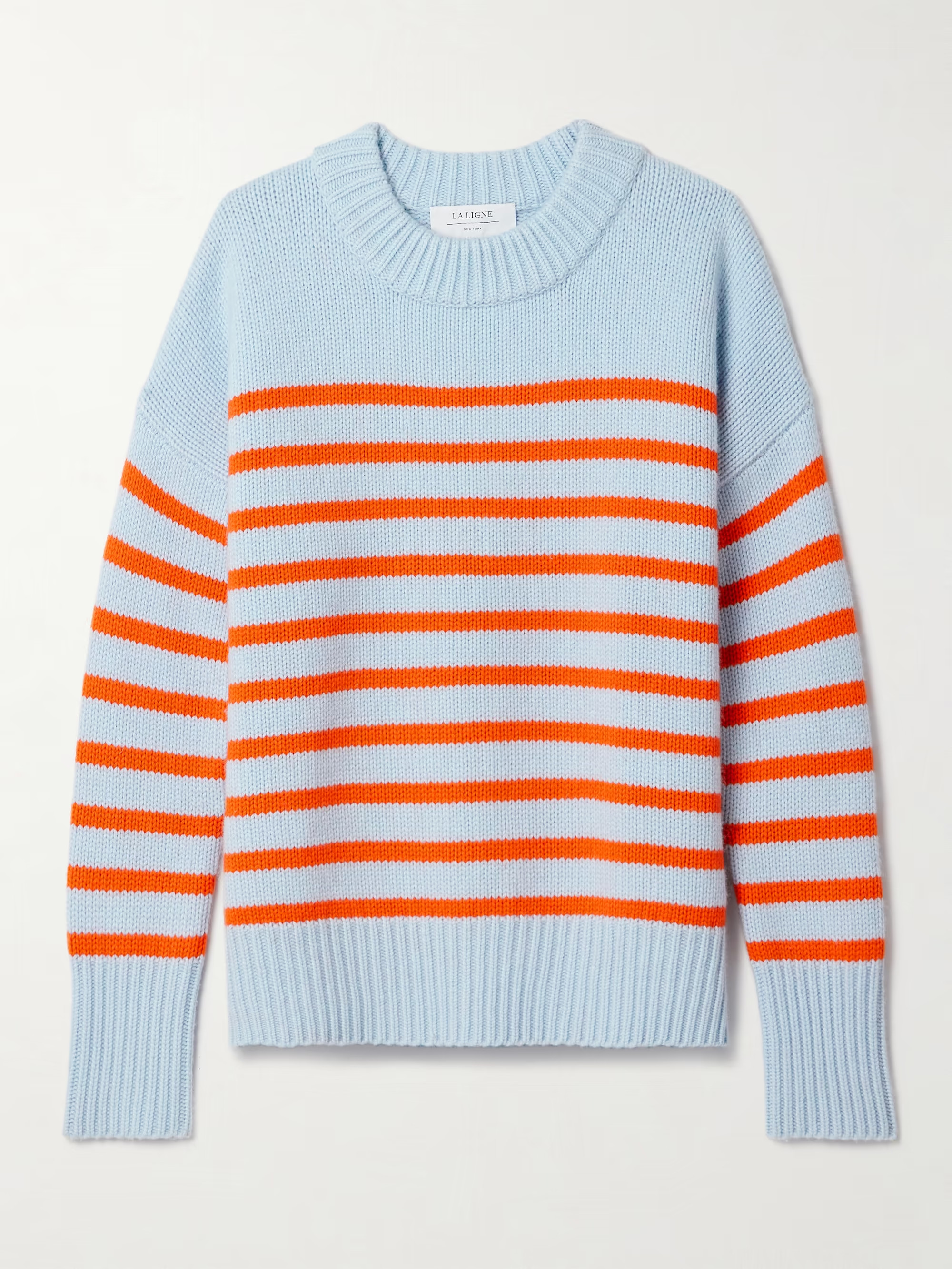 Marin striped wool and cashmere-blend sweater | NET-A-PORTER (US)